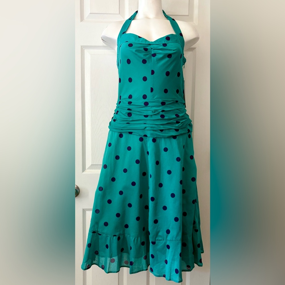 NWT Marc Jacobs Sagebrush Multi Retro Style Halter Dress Women’s size 10